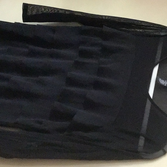 INC black top size XL. Sheer neck and sleeve with sheer ruffles in the front. - Picture 7 of 8